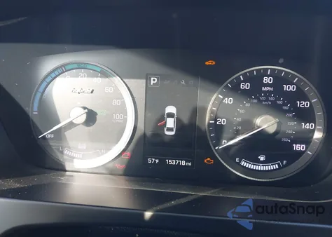 2017 Hyundai Sonata Hybrid Se из США, поврежденный, VIN KMHE24L18HA059438